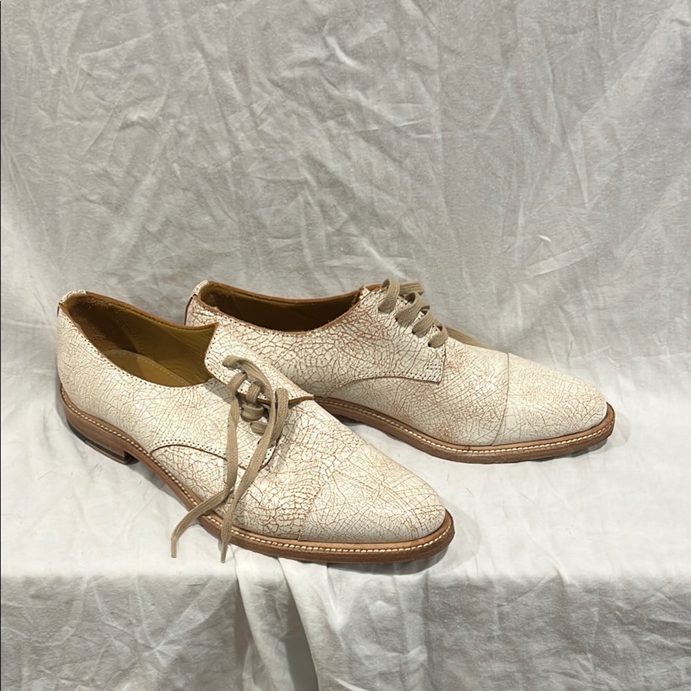 Billy Reid Textured Cream Shoes